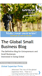 Mobile Screenshot of globalsmallbusinessblog.com