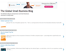 Tablet Screenshot of globalsmallbusinessblog.com